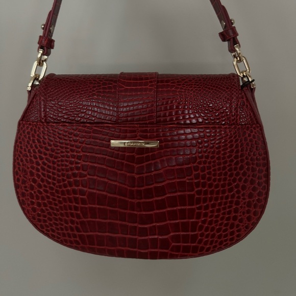 Brahmin Red Cynthia Shoulder Bag - Picture 3 of 5